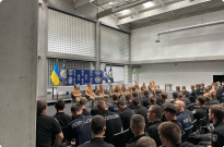 «Зустріч без краваток»: курсанти НАВС і Київського інституту Національної гвардії України обмінялися досвідом до Дня Конституції Фото