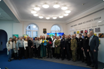 У Національній академії внутрішніх справ відкрили художню виставку, присвячену пам’яті Героя Андрія Бахтова Фото