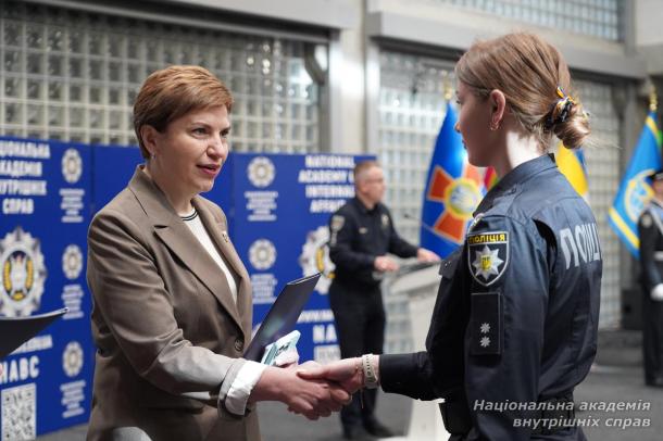 У Національній академії внутрішніх справ відбувся випуск офіцерів поліції