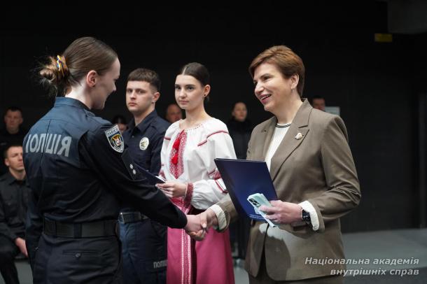 У Національній академії внутрішніх справ відбувся випуск офіцерів поліції