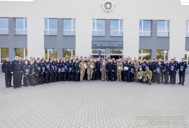 У Національній академії внутрішніх справ відбувся випуск офіцерів поліції