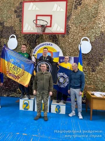 Курсанти НАВС призери чемпіонату України серед студентів ЗВО з гирьового спорту