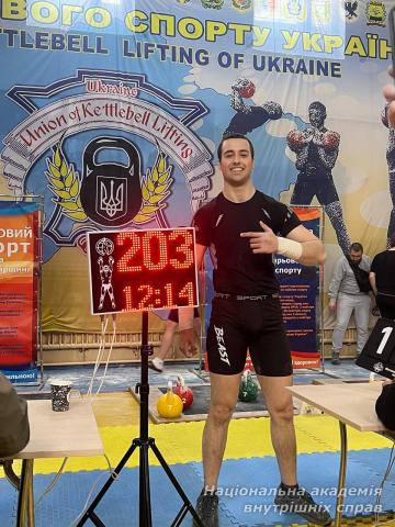 Курсанти НАВС призери чемпіонату України серед студентів ЗВО з гирьового спорту