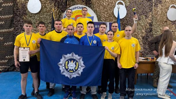 Курсанти НАВС призери чемпіонату України серед студентів ЗВО з гирьового спорту