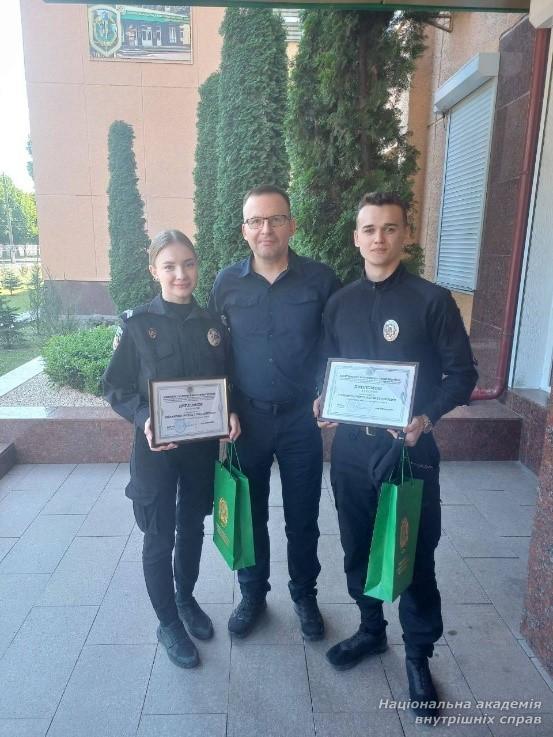 Наші переможці та призери Конкурсу наукових робіт закладів вищої освіти МВС України