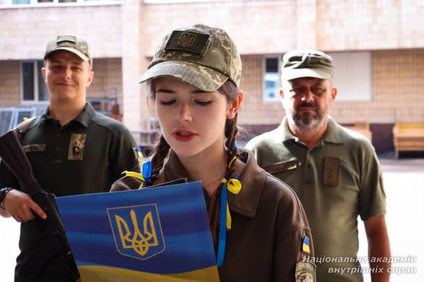 У НАВС відбувся випуск військової кафедри