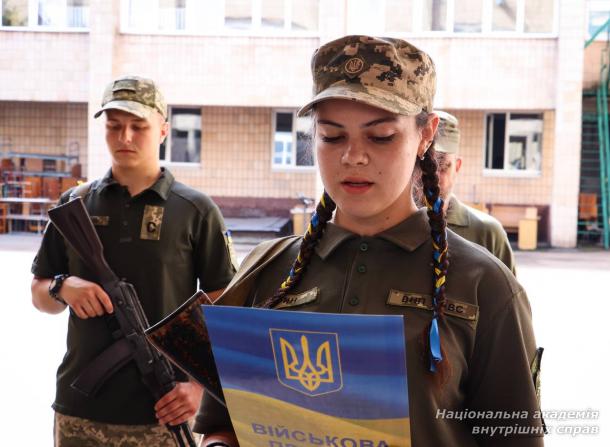 У НАВС відбувся випуск військової кафедри