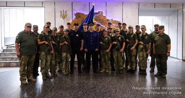 У НАВС відбувся випуск військової кафедри