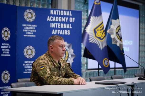 Урочисте закриття табірного збору першокурсників НАВС