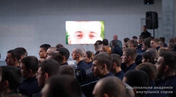 Урочисте закриття табірного збору першокурсників НАВС