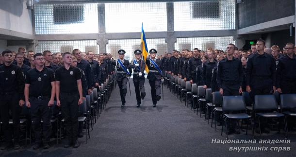 Урочисте закриття табірного збору першокурсників НАВС