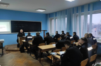 Практичне заняття з керівником підрозділу поліції охорони Фото