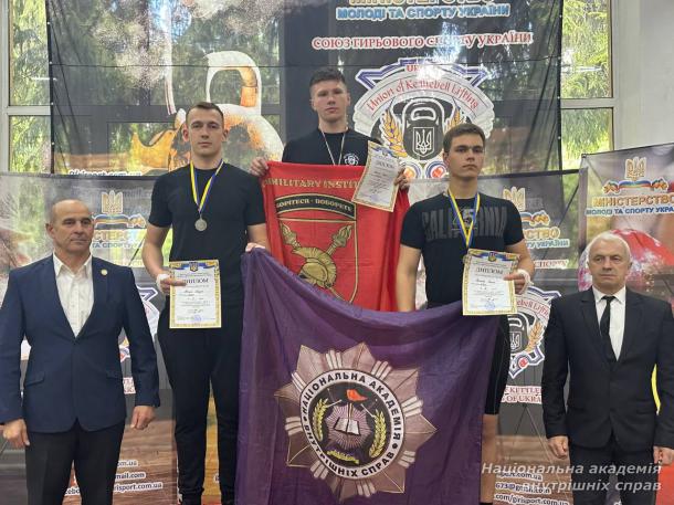 Курсанти НАВС — серед переможців Студентських ігор міста Києва з гирьового спорту