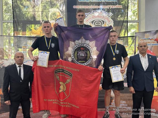 Курсанти НАВС — серед переможців Студентських ігор міста Києва з гирьового спорту