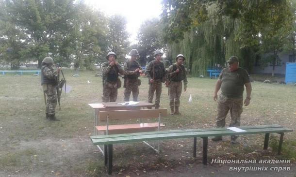 Присяга випускників кафедри військової підготовки НАВС на вірність народу України 