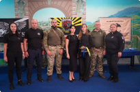 До НАВС завітали родичі та побратими загиблого Героя Фото