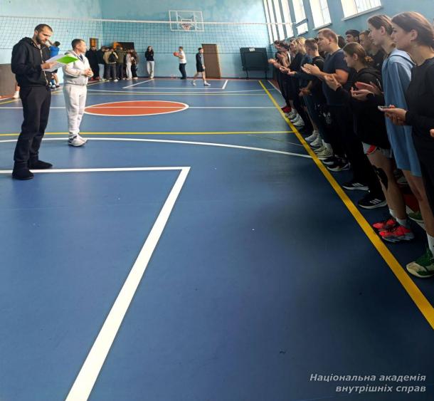 Спартакіада в дії: студенти ННІПП НАВС змагалися у вправності з м’ячем Спартакіада в дії: студенти ННІПП НАВС змагалися у вправності з м’ячем