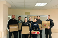 Курсанти НАВС передали гуманітарну допомогу до Центрального госпіталю МВС України Фото